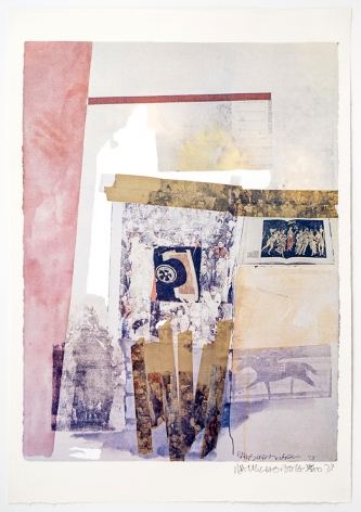 Watermark, 1973 color photoscreenprint with varnish